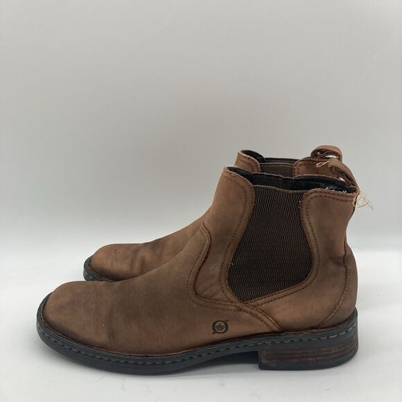 Mens Size 9 Born Hemlock Brown Leather Chelsea Casual Boots $109.99 MSRP - Picture 4 of 11
